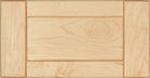Jasper drawer front with beveled edges and v-groove joint detail