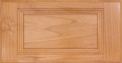 Josephine cabinet drawer front with multi-stepped bevel