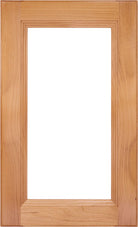 The Josephine cabinet Glass Door in Alder Select