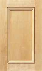 The Laguna cabinet door with solid butt joint corners and applied inner edge molding 