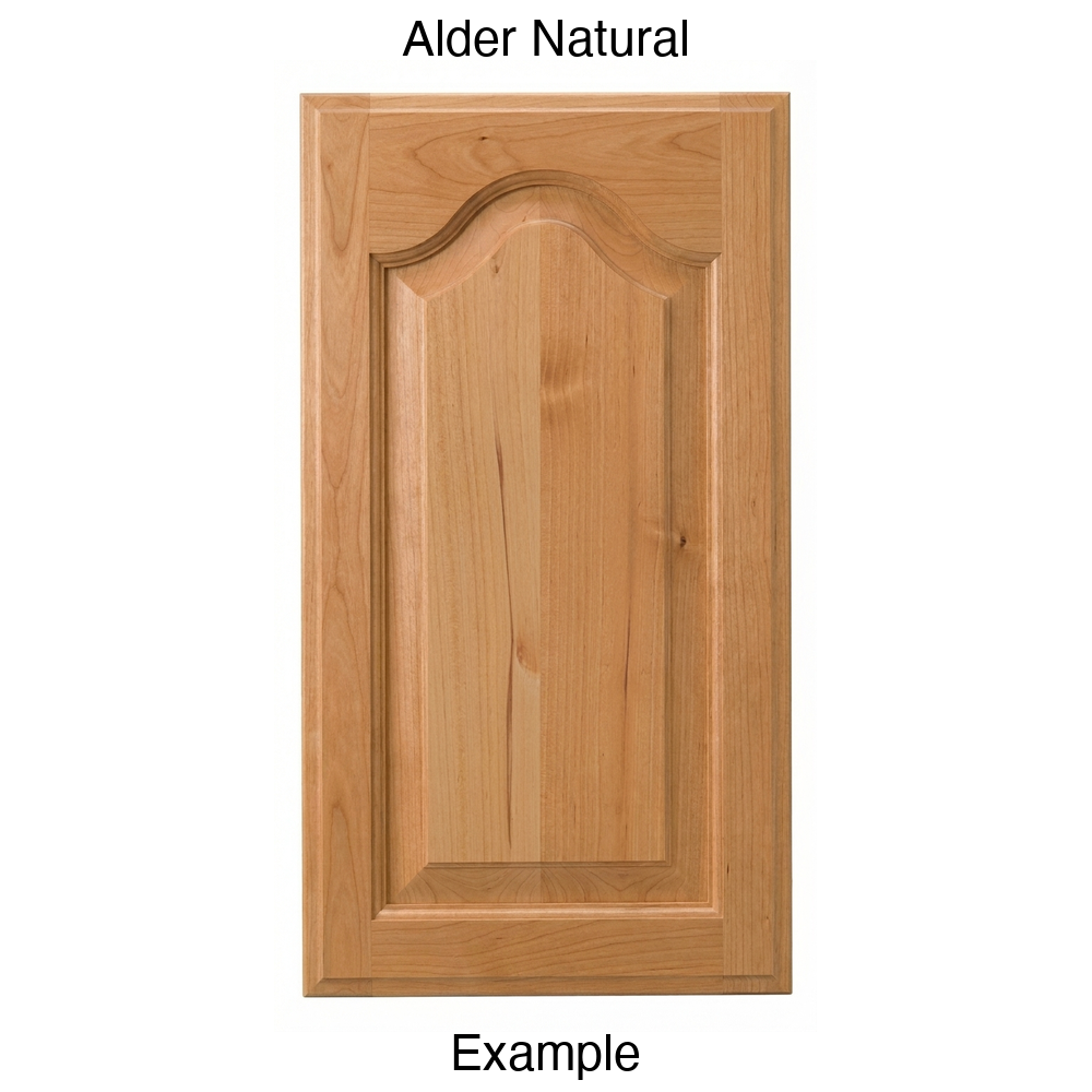 Liberty Cathedral Raised Panel Cabinet Door in Alder Natural