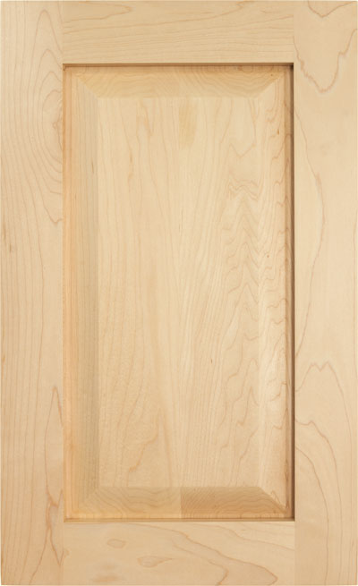 The Mitchell raised beveled panel shaker style cabinet door