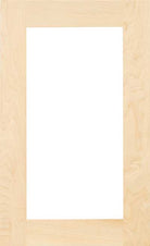 The Mitchell shaker style cabinet door with single glass pane opening