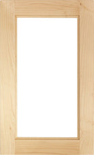 The Owen cabinet door with inset glass pane and small coved inner edge