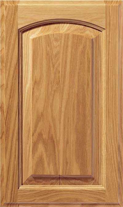 The Patriot 5-piece raised panel wood cabinet door with soft arch detail