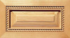 Pinnacle raised panel drawer front with braided detailing