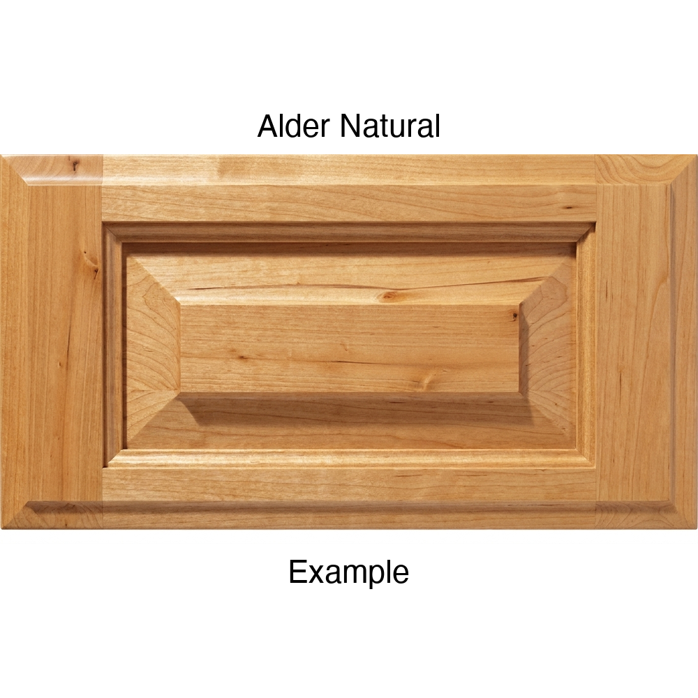 Revere Drawer Front, 5-Piece, in Alder Natural