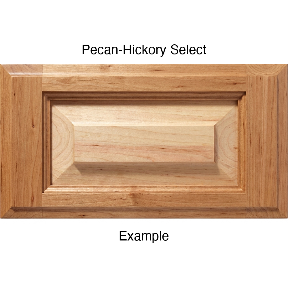 Revere Drawer Front, 5-Piece, in Pecan-Hickory Select