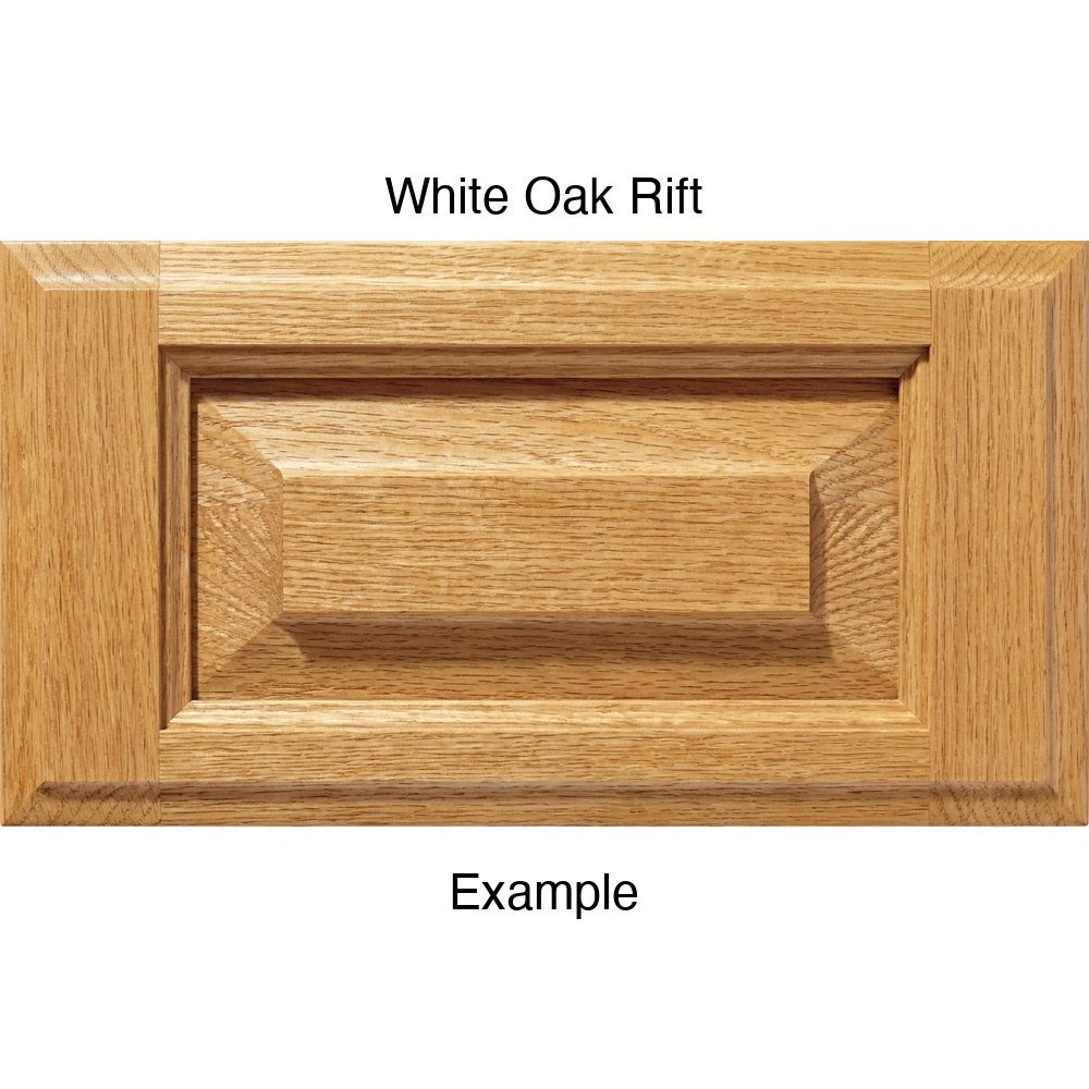 Revere Drawer Front, 5-Piece, in White Oak Rift