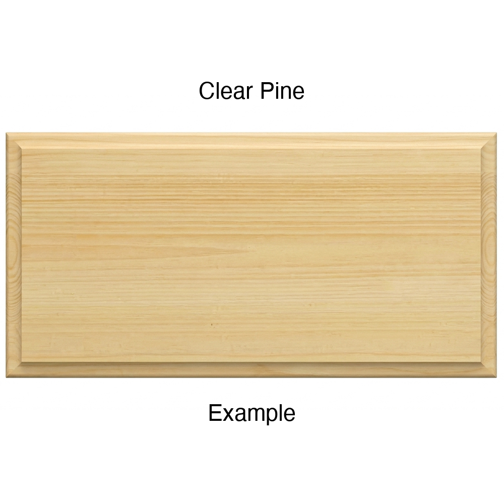 Revere Drawer Front, Solid, in Clear Pine