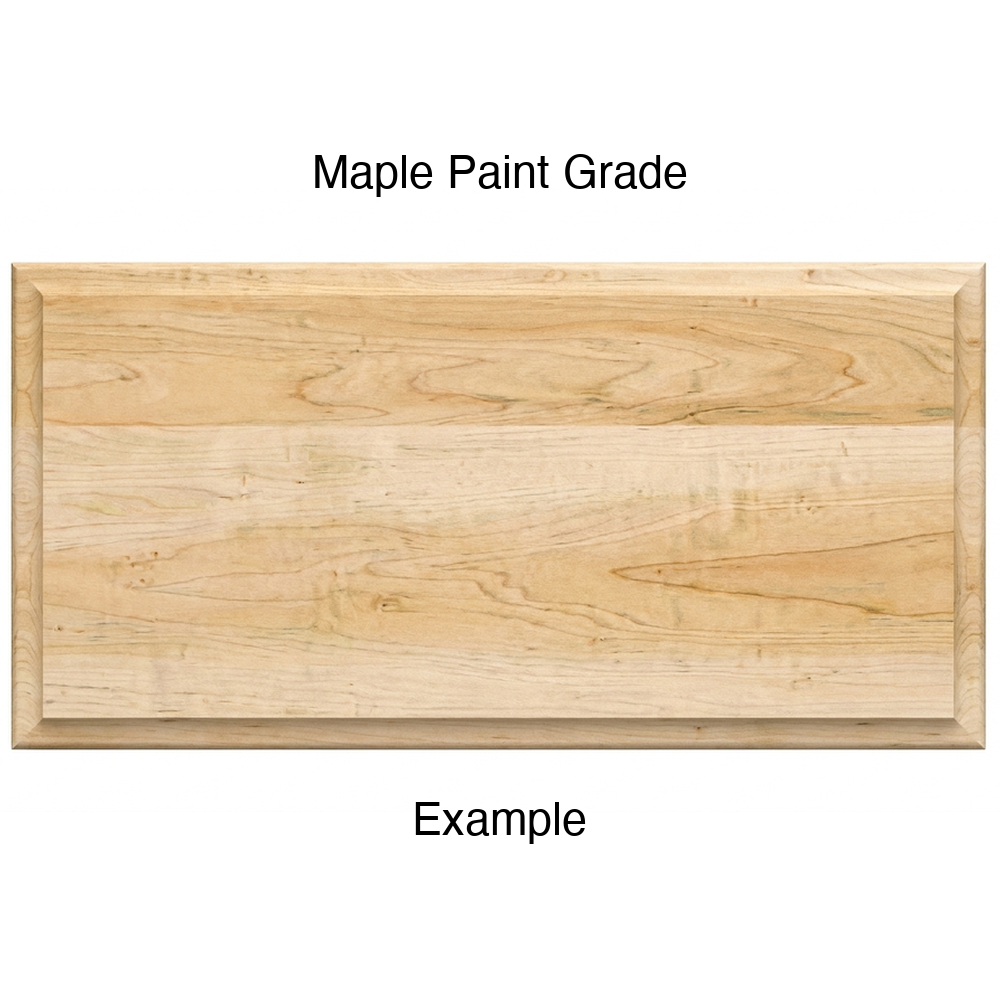 Revere Drawer Front, Solid, in Maple Paint Grade