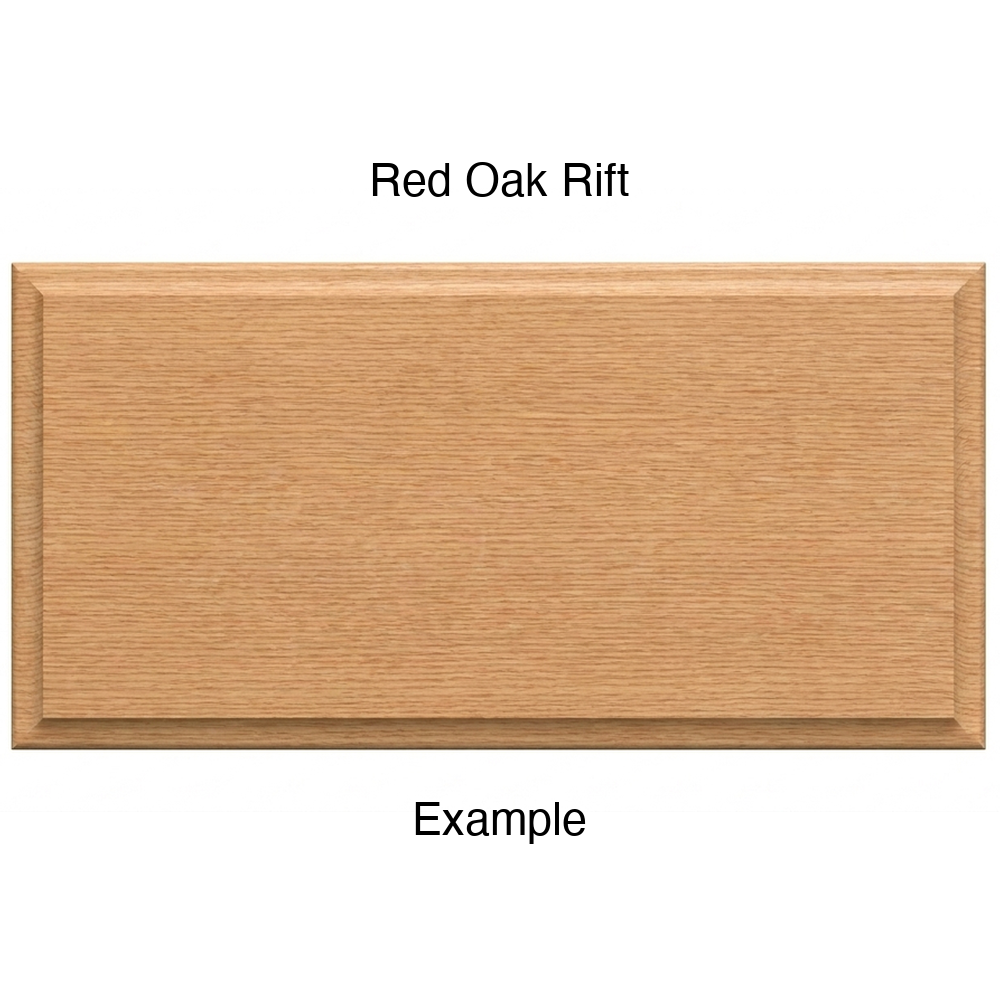 Revere Drawer Front, Solid, in Red Oak Rift