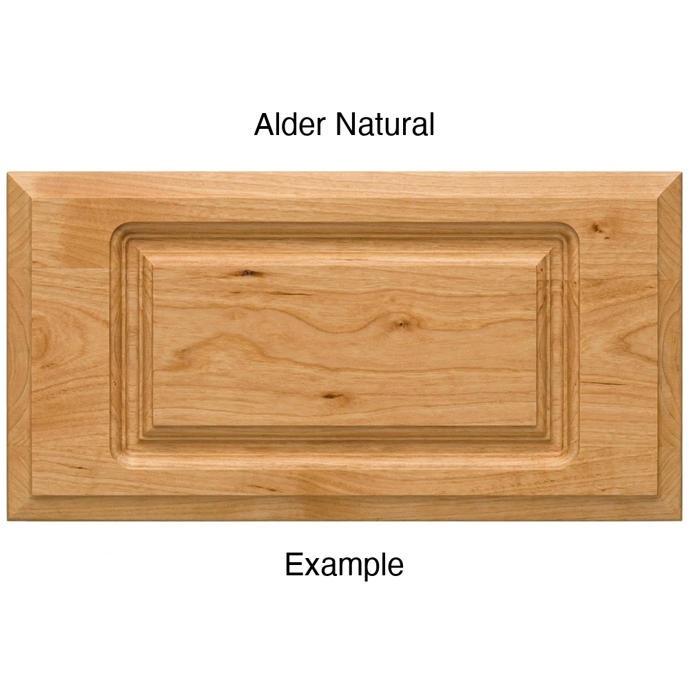Revere Drawer Front, Routed, in Alder Natural