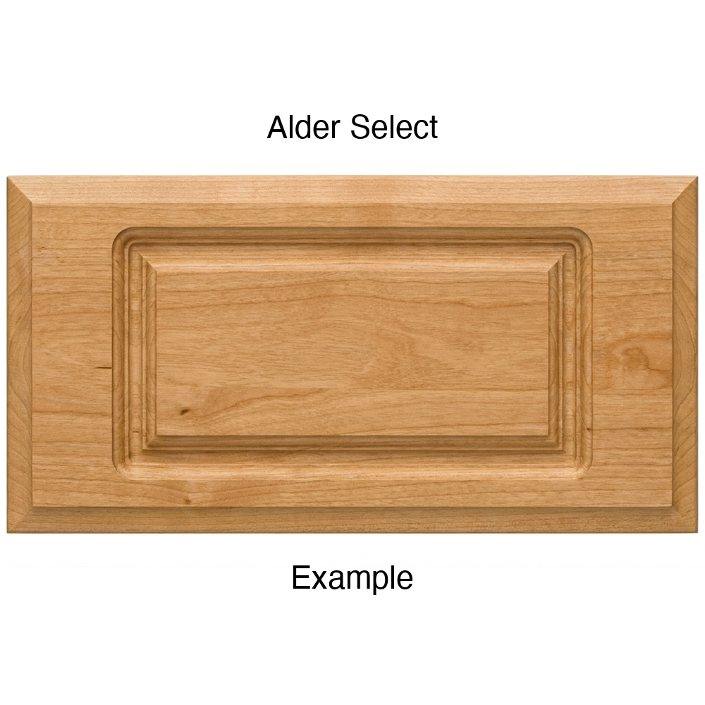Revere Drawer Front, Routed, in Alder Select