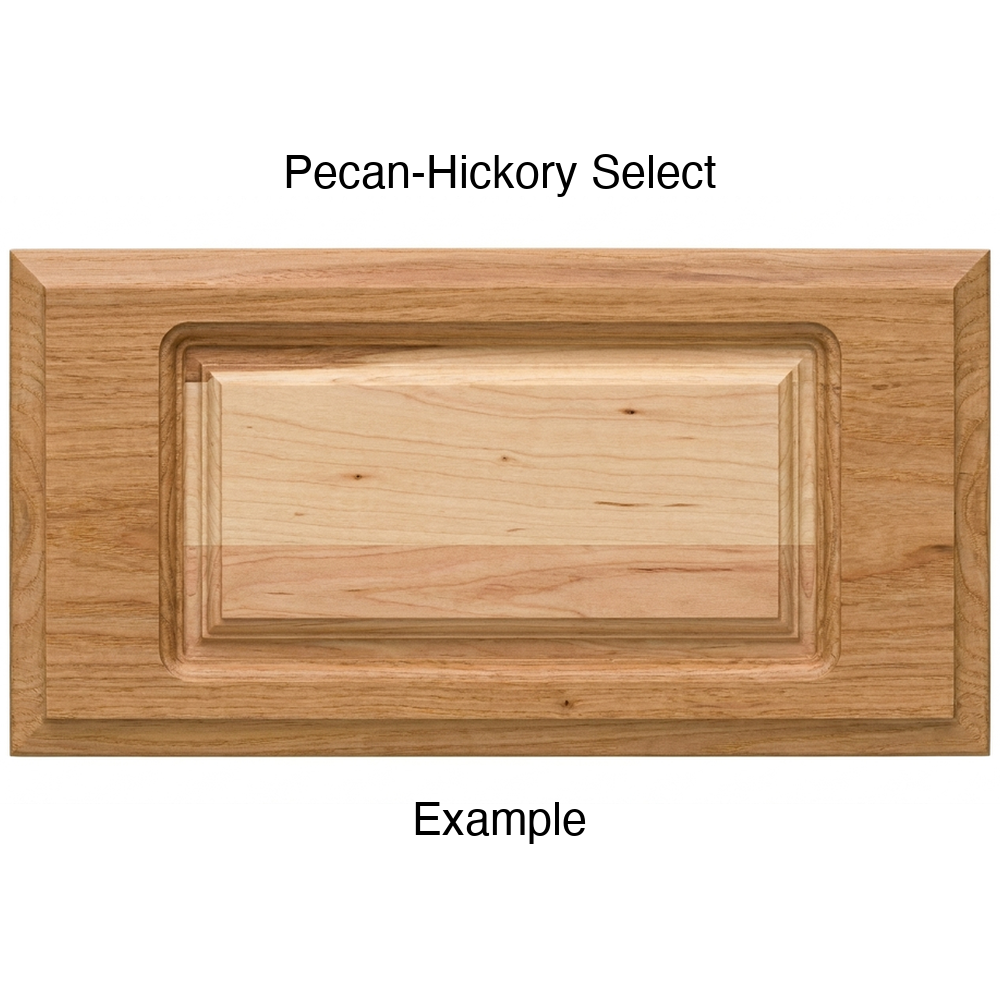 Revere Drawer Front, Routed, in Pecan-Hickory Select