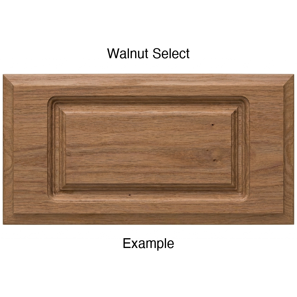 Revere Drawer Front, Routed, in Walnut Select