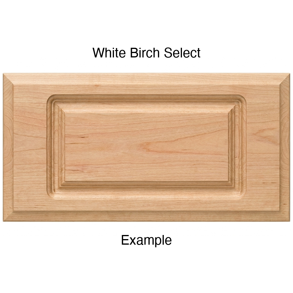 Revere Drawer Front, Routed, in White Birch Select
