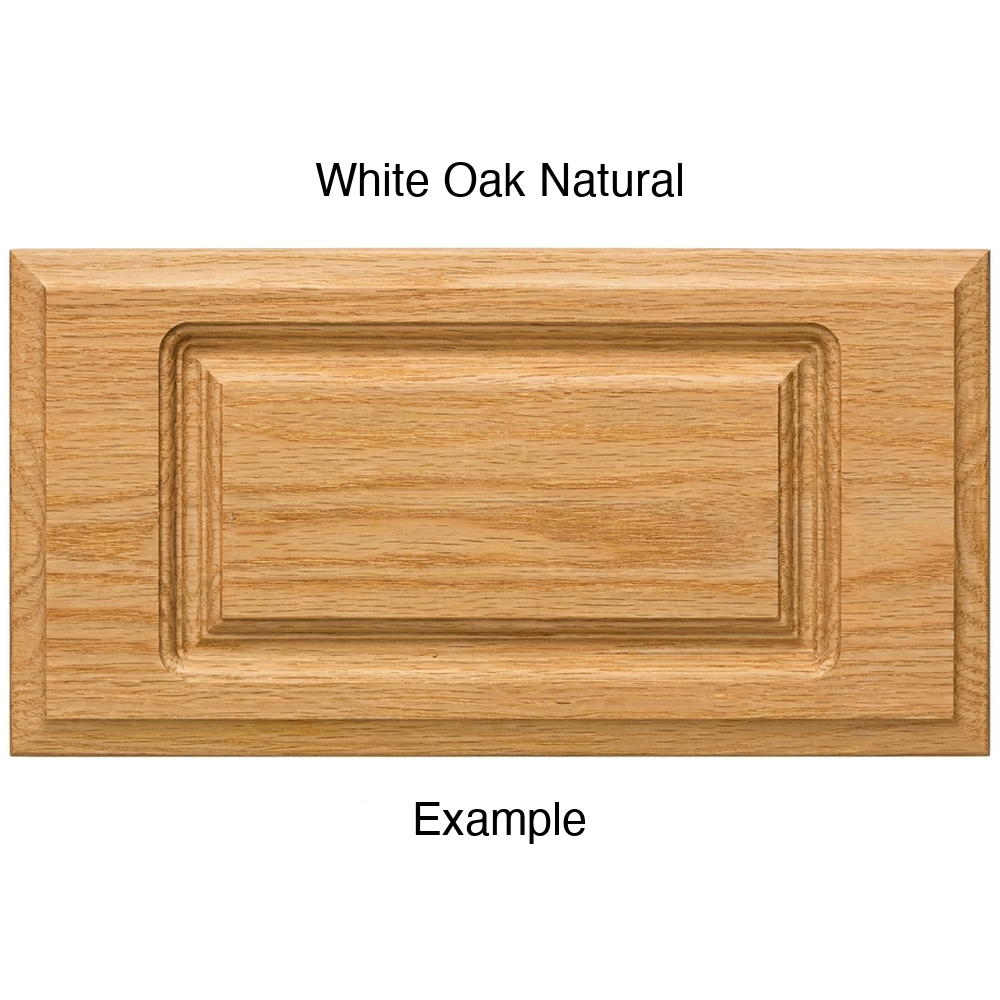 Revere Drawer Front, Routed, in White Oak Natural