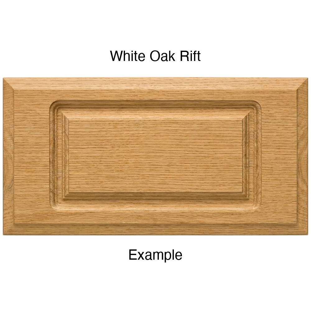 Revere Drawer Front, Routed, in White Oak Rift