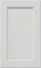 Inset panel thermofoil cabinet door with angled inner edge detail