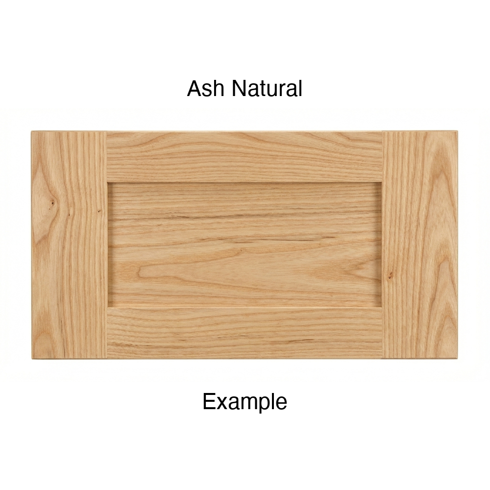 Shaker Drawer Front, 5-Piece, in Ash Natural