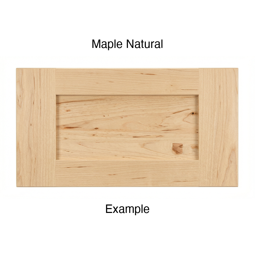 Shaker Drawer Front, 5-Piece, in Maple Natural