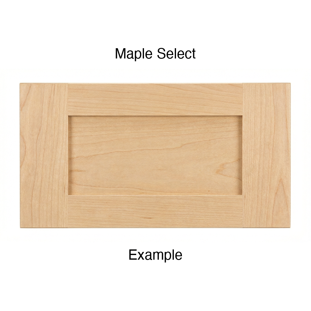 Shaker Drawer Front, 5-Piece, in Maple Select