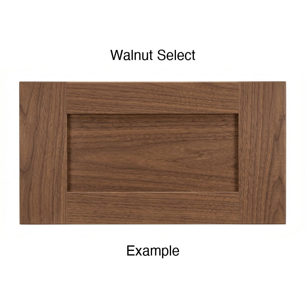 Shaker Drawer Front, 5-Piece, in Walnut Select