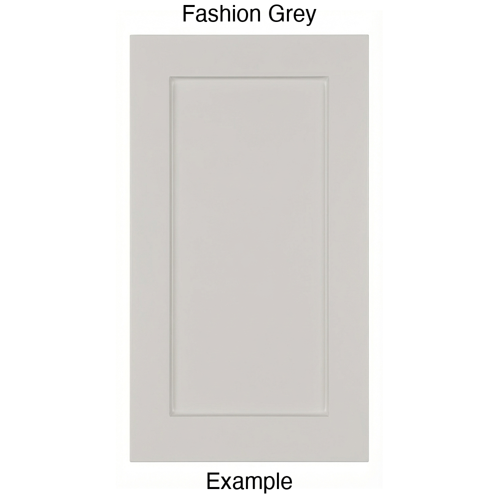 DRS131 Recessed Panel Thermofoil Cabinet Door (Shaker Style) in Fashion Grey