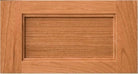 Sullivan recessed panel shaker style drawer front with stepped inner edge