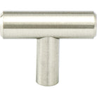 T Bar pull knob in brushed nickel